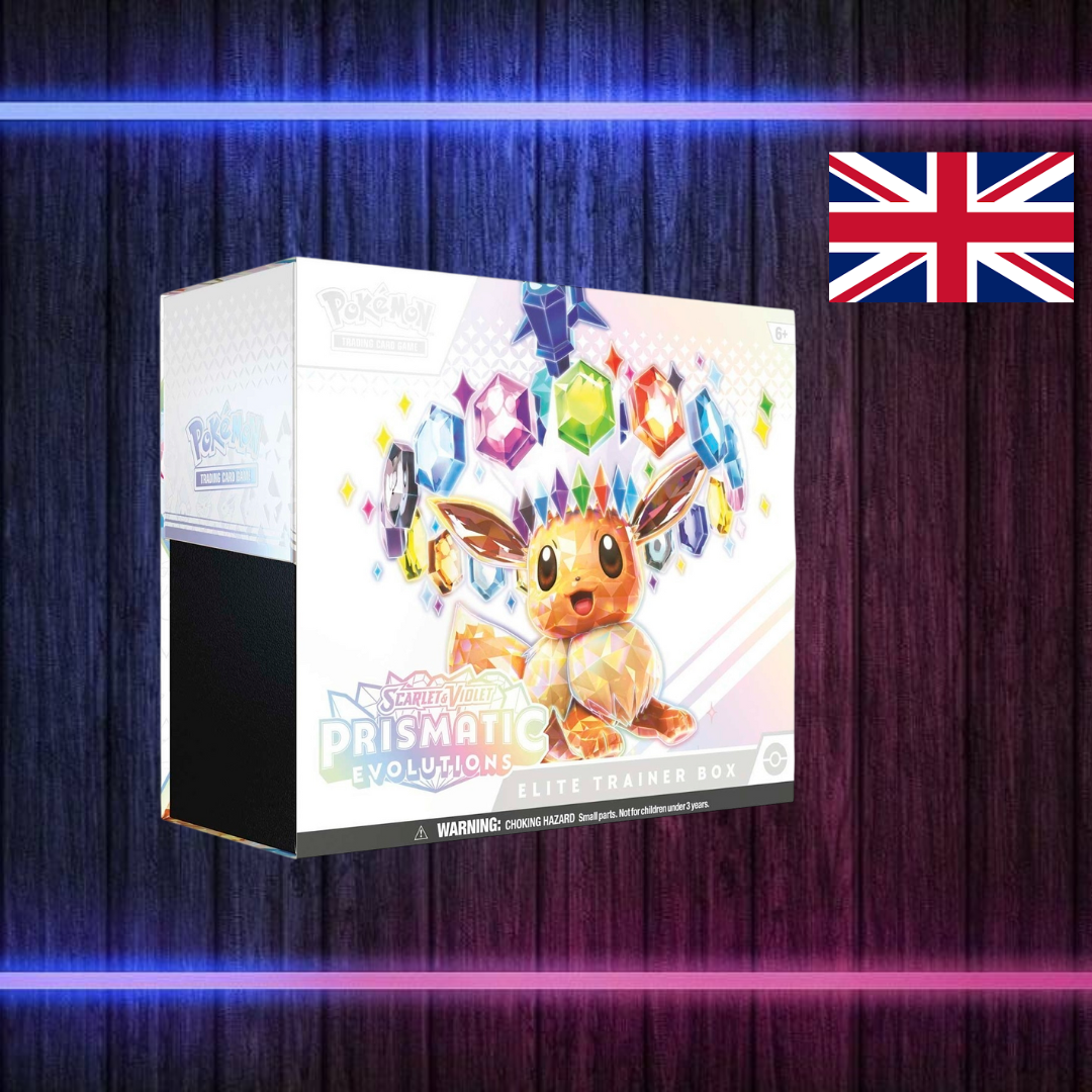 Pokémon Prismatic Evolution Elite-Trainer-Box (Englisch)