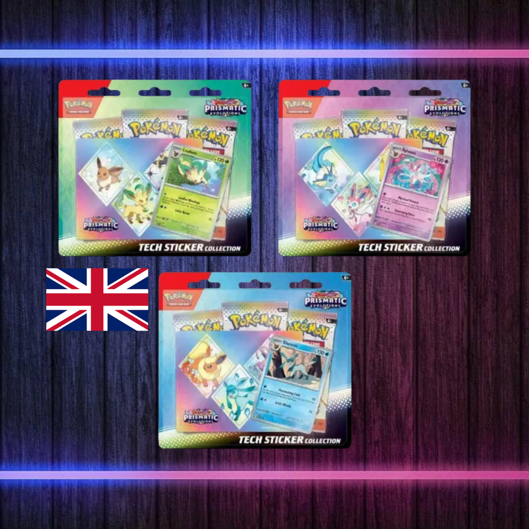 Pokémon Prismatic Evolution Tech-Sticker-Collection (Englisch)