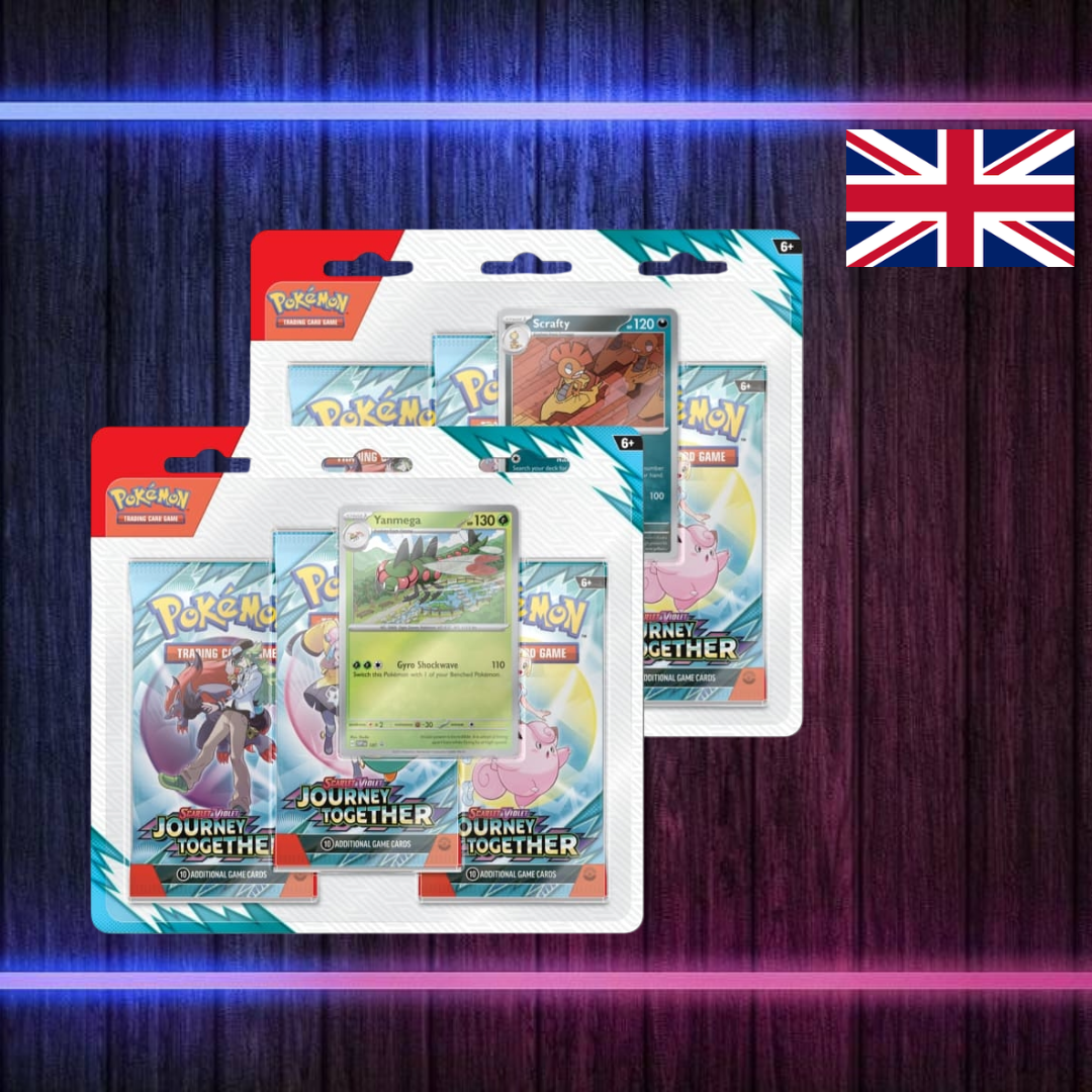 Pokémon Journeys Together 3er-Blister (Englisch)