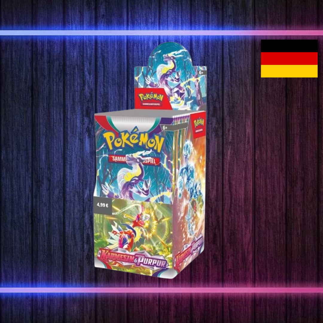 Pokémon Karmesin und Purpur – 18er-Display (Deutsch)