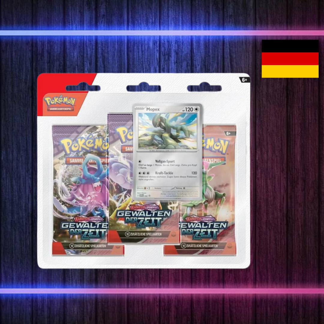 Pokémon Gewalten der Zeit 3er-Blister (Deutsch)