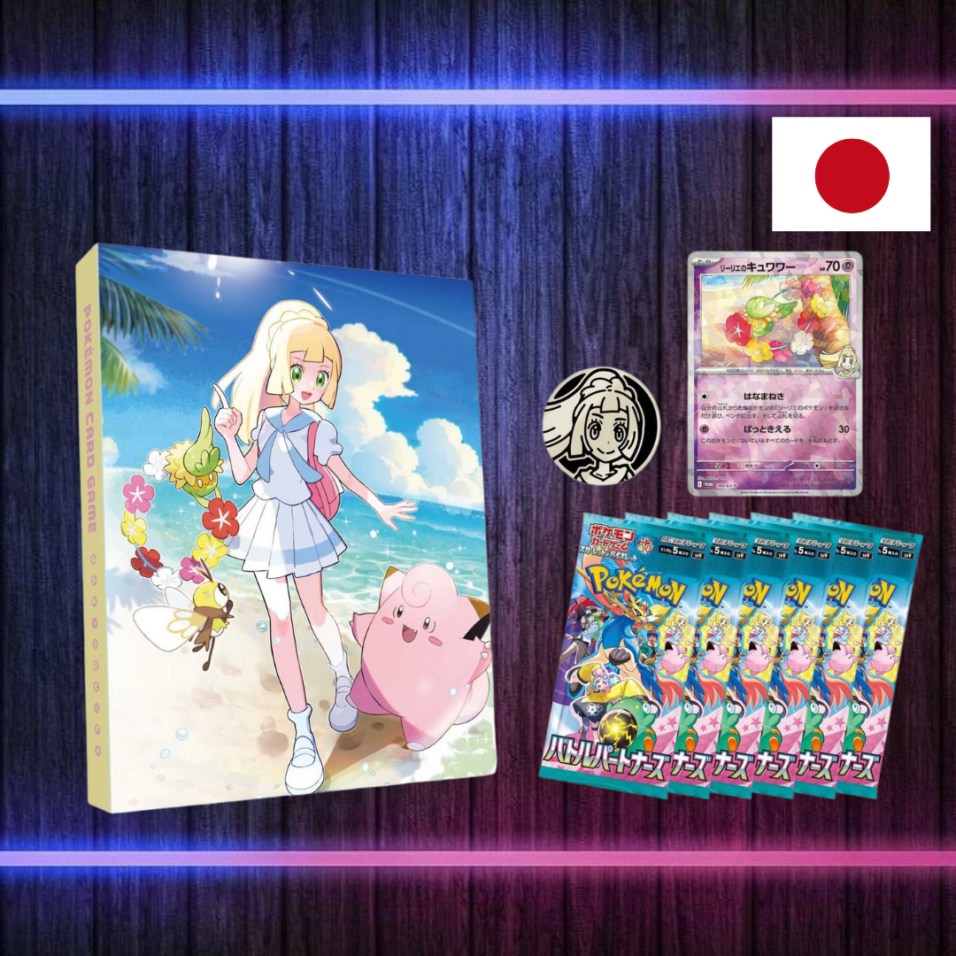 Pokémon Battle Partners SV9 Card Binder Set - Lillie (Japanisch)
