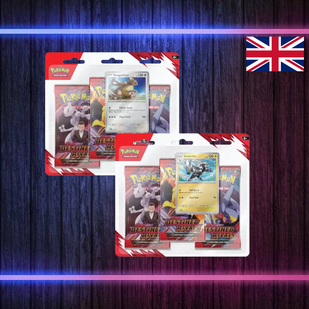Pokémon Destined Rivals 3er-Blister (Englisch)