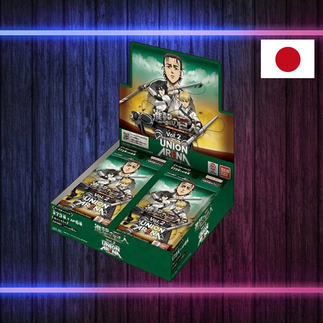 Union Arena - Attack on Titan Vol.2 - Display (Japanisch)