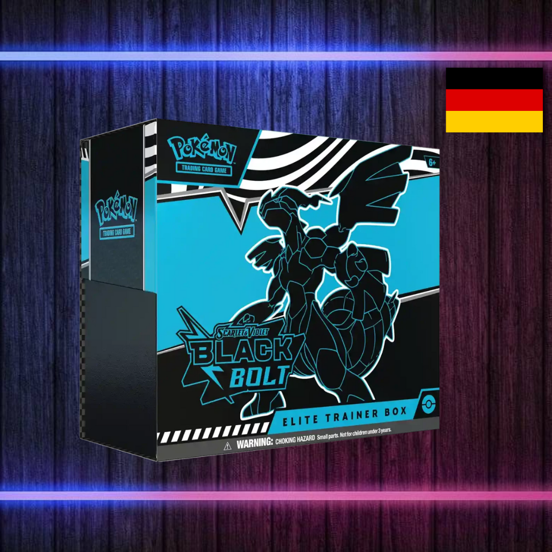 Pokémon Schwarze Blitze Top-Trainer-Box (Deutsch)