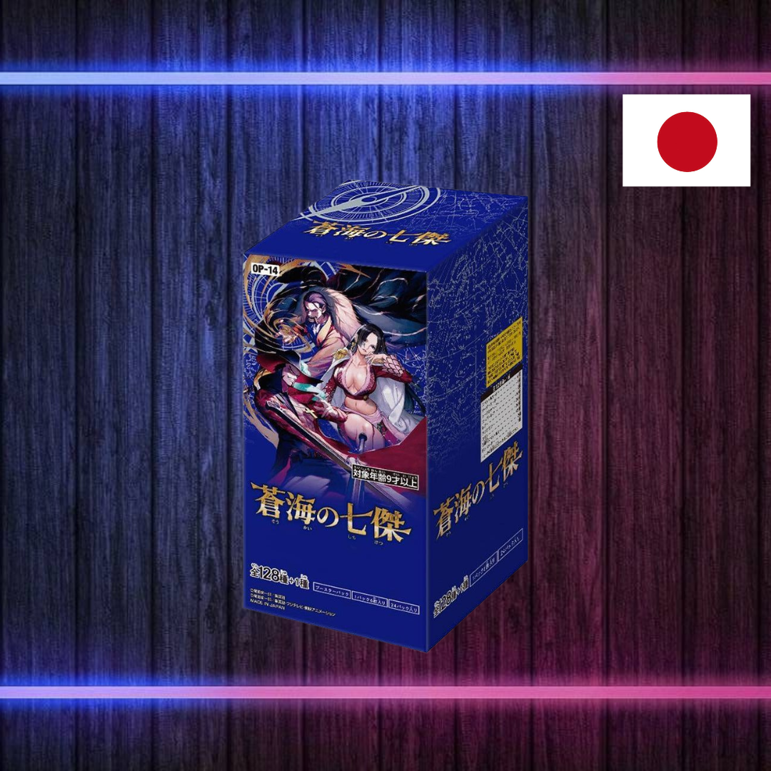 One Piece OP14 The Azures Sea's Seven – Display (Japanisch)