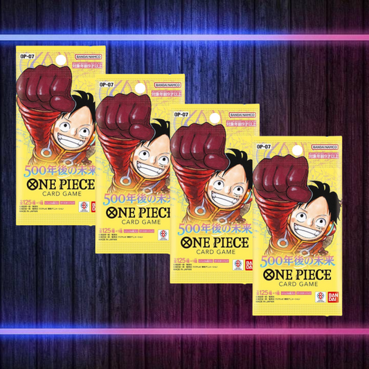 One Piece OP07 500 Years in the Future [4xEinzelbooster] (Englisch)